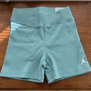 Women’s Jordan Aqua Ribbed Bike Shorts (new with tags)